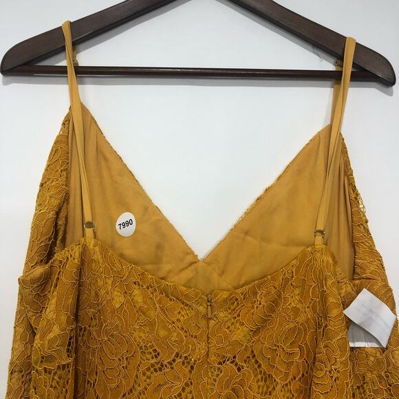 Anthropologie x BHLDN Fame and Partners Charlotte Lace Maxi Dress Size US 22 - Picture 7 of 9